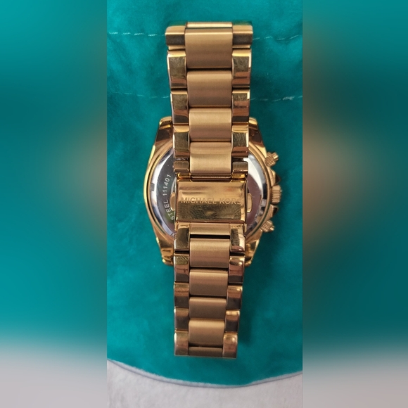 MICHAEL KORS Blair Rose Gold-Tone Stainless Steel Chronograph Watch - Picture 10 of 13